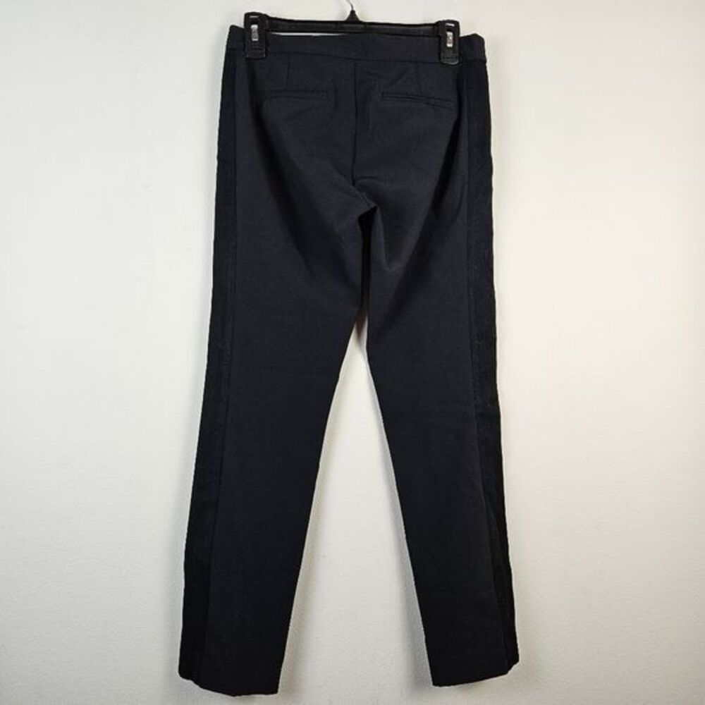 Rebecca Taylor Black Cropped Ankle Pants Size 4 Office Work Career Classic